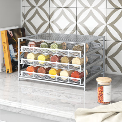 Rebrilliant 40 jar spice rack sale